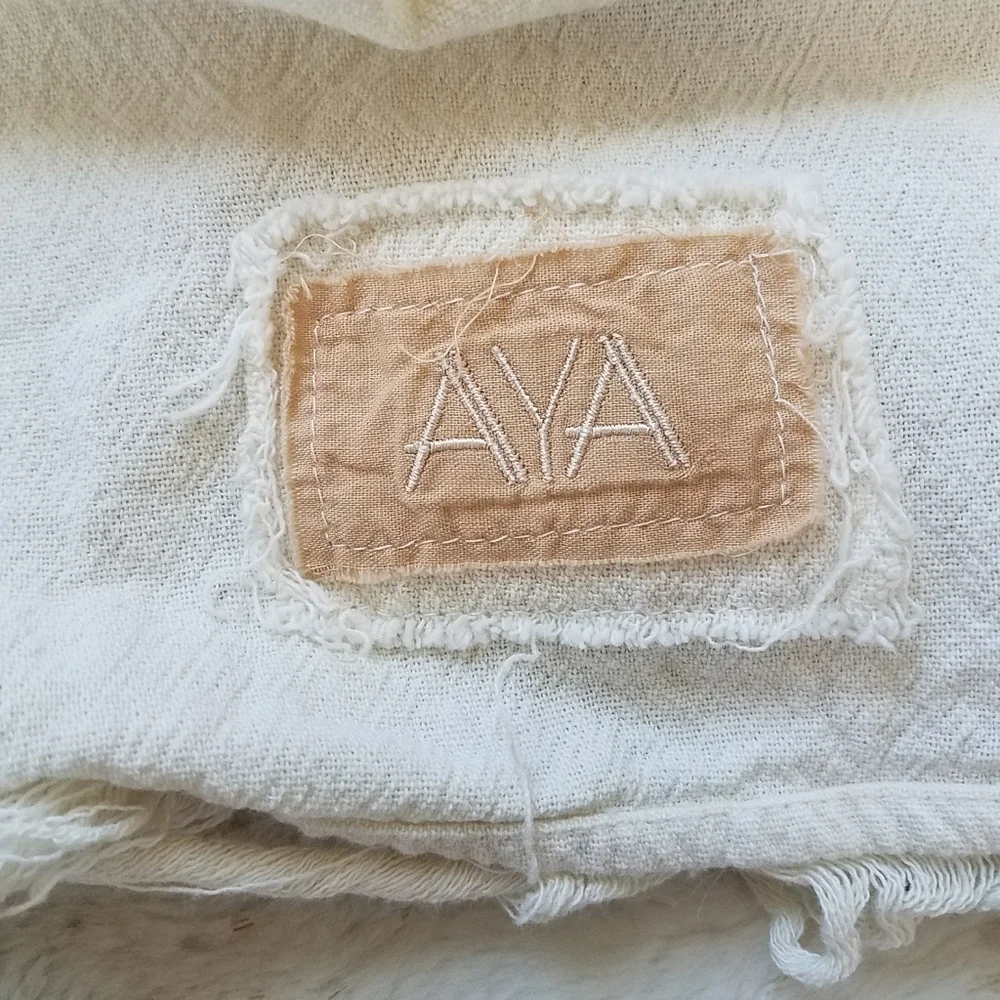 AYA Sacred Wear Bohemian Fringe Kimono Poncho - Picture 5 of 5